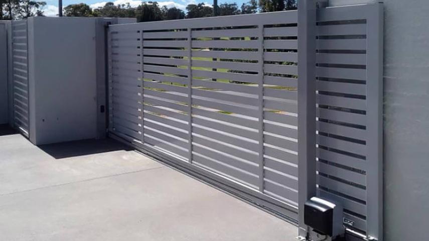 откатные ворота в Елизаветинской