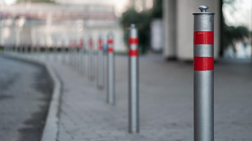 парковочные барьеры в Елизаветинской